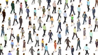 Are You Prepared for Japanese Work Culture? Crowd of illustrated people walking