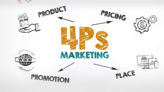 The 4Ps of Marketing: A Guide to the Marketing Mix An image of a desk displaying the 4Ps of marketing, known as the marketing mix
