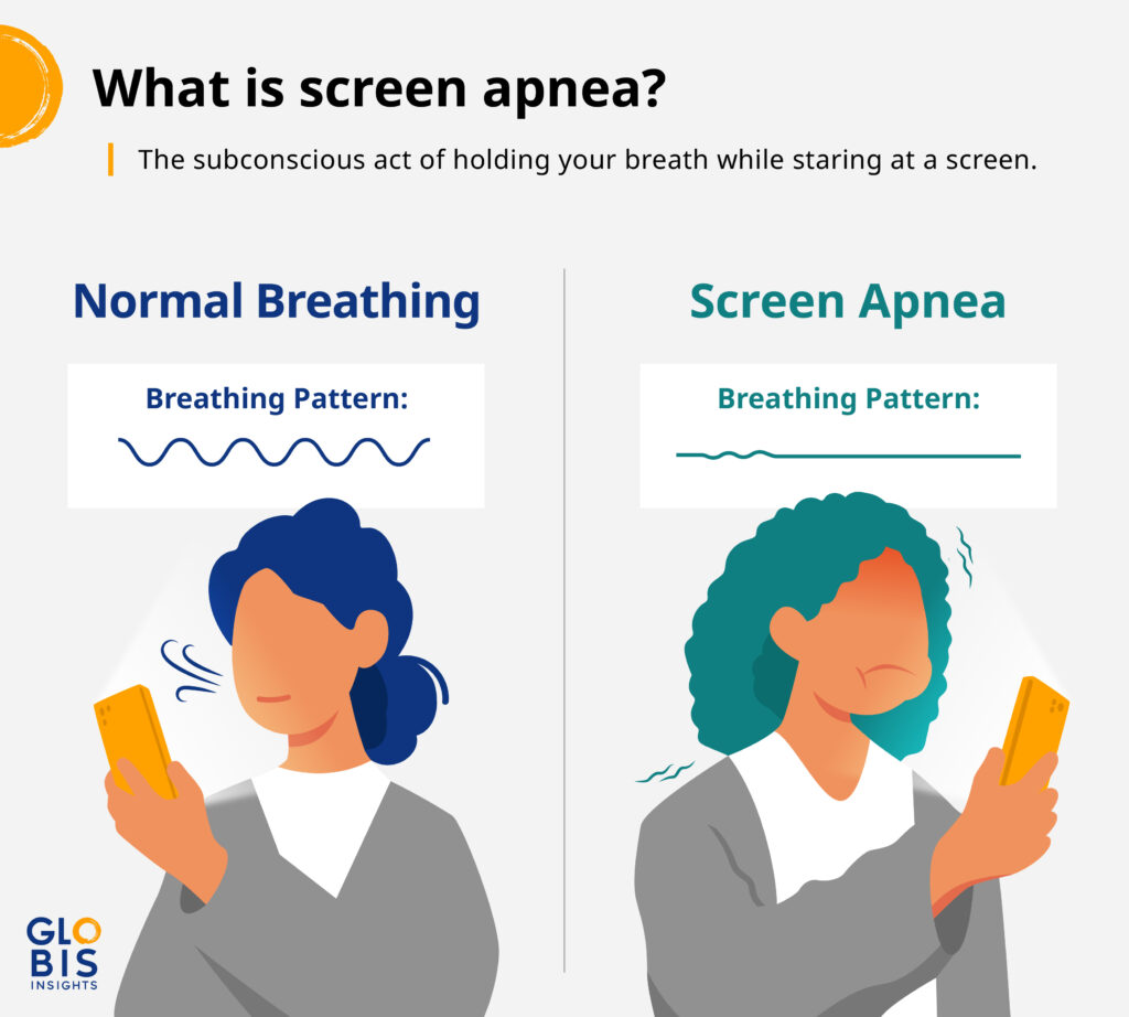 What is Screen Apnea? Why You May Breathe Less While Online - The