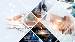Global business structure of networking. Analysis and data exchange customer connection, HR recruitment and global outsourcing, Customer service, Teamwork, Strategy, Technology and social network