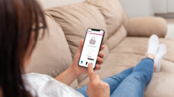 How do users actually find stuff online in 2025? Shopping online from home concept. Woman use phone and search online shop