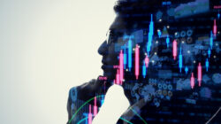 Betting on Reality: The Promises and Perils of Prediction Markets Financial technology concept. Stock chart. Investment. Fintech.